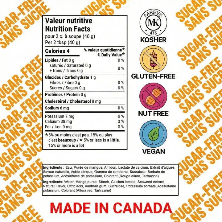 Mangue sans sucre – 500g