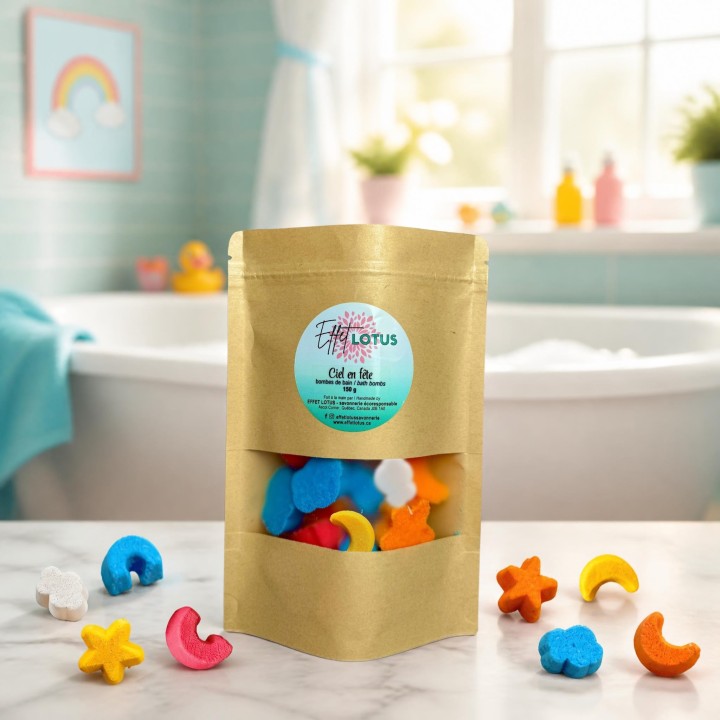 Mini Bombes de bain - Ciel en Fête (150g)