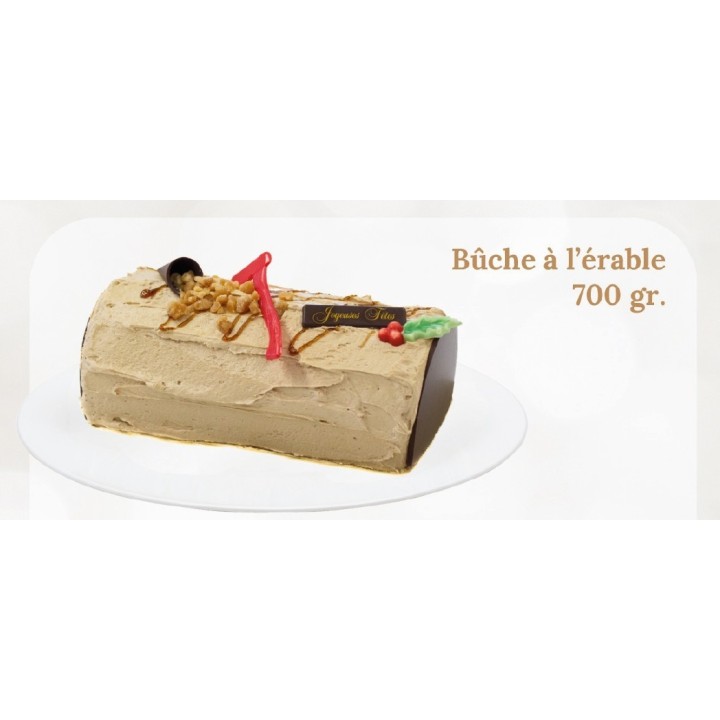 Bûche à l'Érable