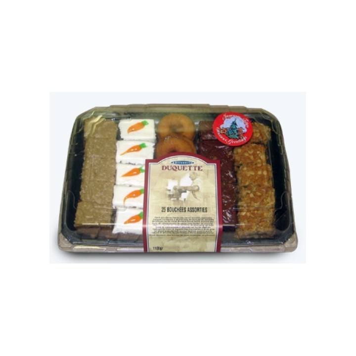 Plateau de bouchées assorties (25)
