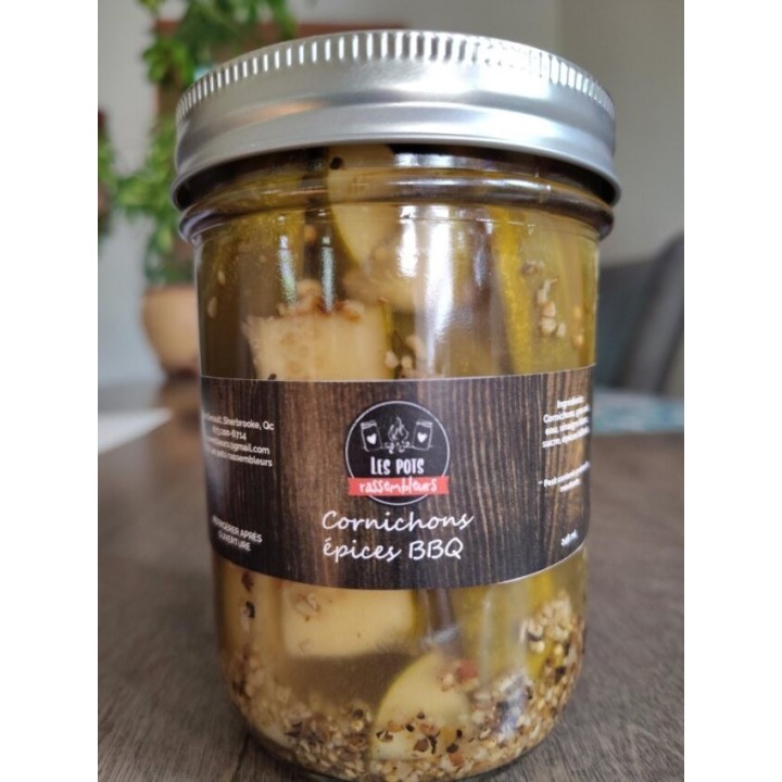 Cornichons Épices BBQ (500 ml)