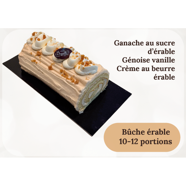 Bûche à l'Érable