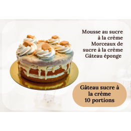 Gâteau Sucre à la crème
