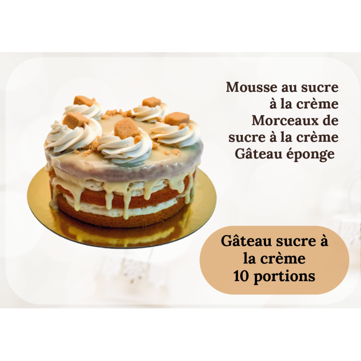Gâteau Sucre à la crème